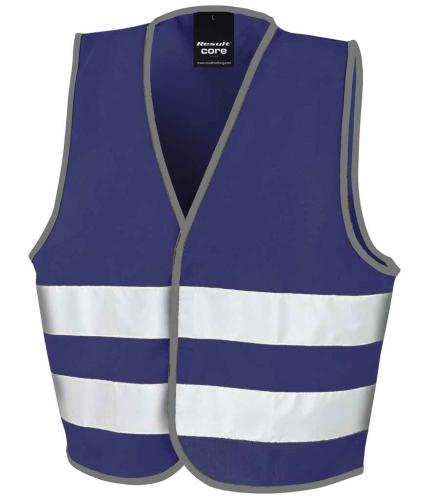 Result Core Kids Enhanced Vis Vest - NAV - L
